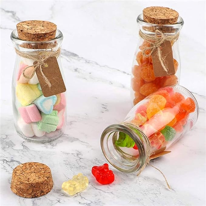 Glass Jar with Cork Lid