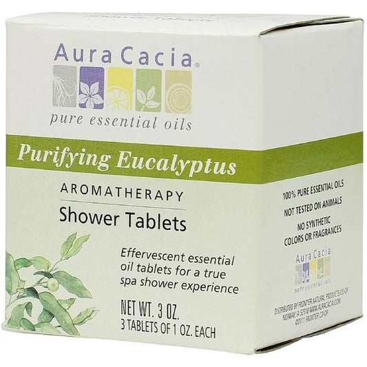 Aura Cacia Eucalyptus Shower Tablets 3 pack