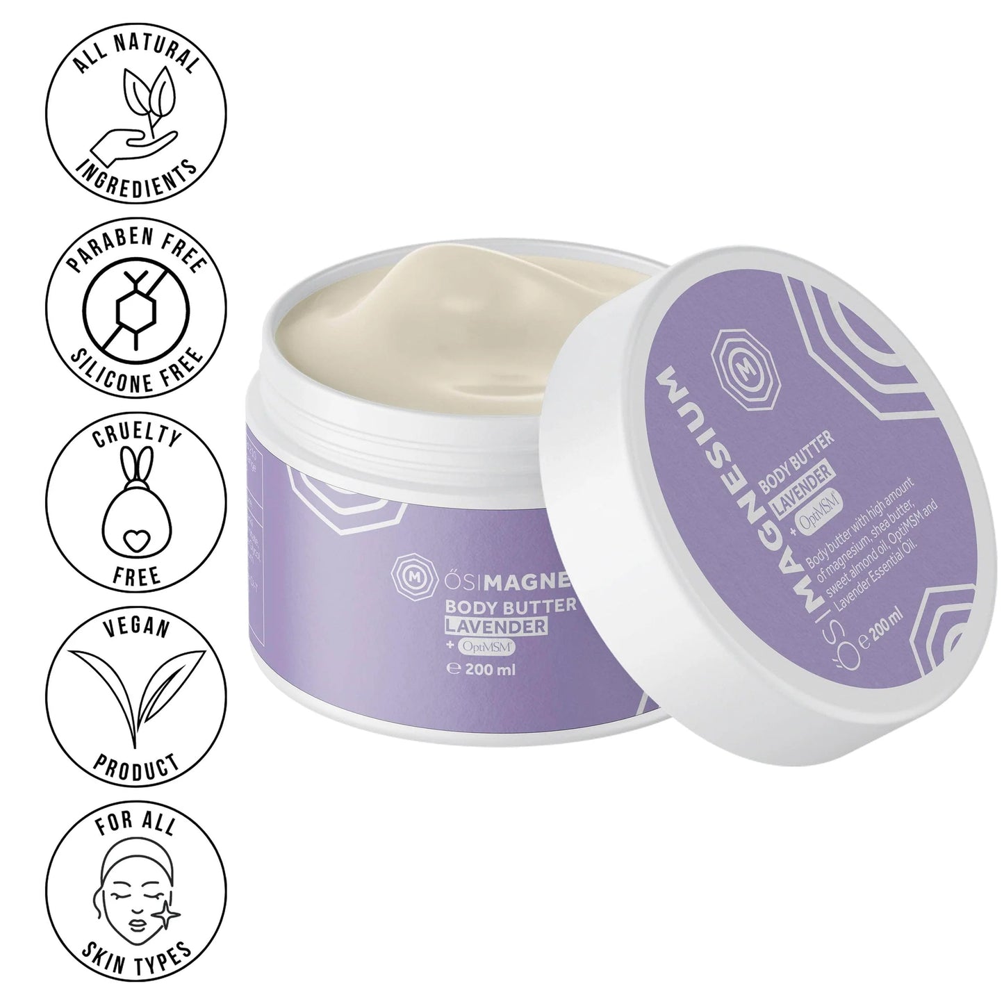 Magnesium Body Butter, Lavender