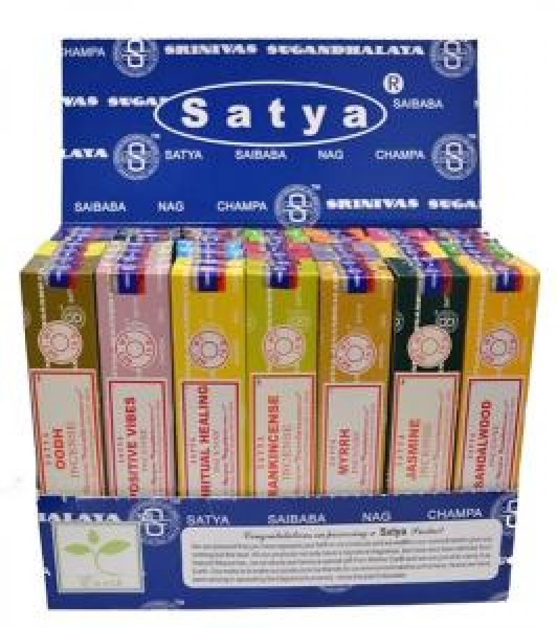 Satya Stick Incense 15gm Assorted