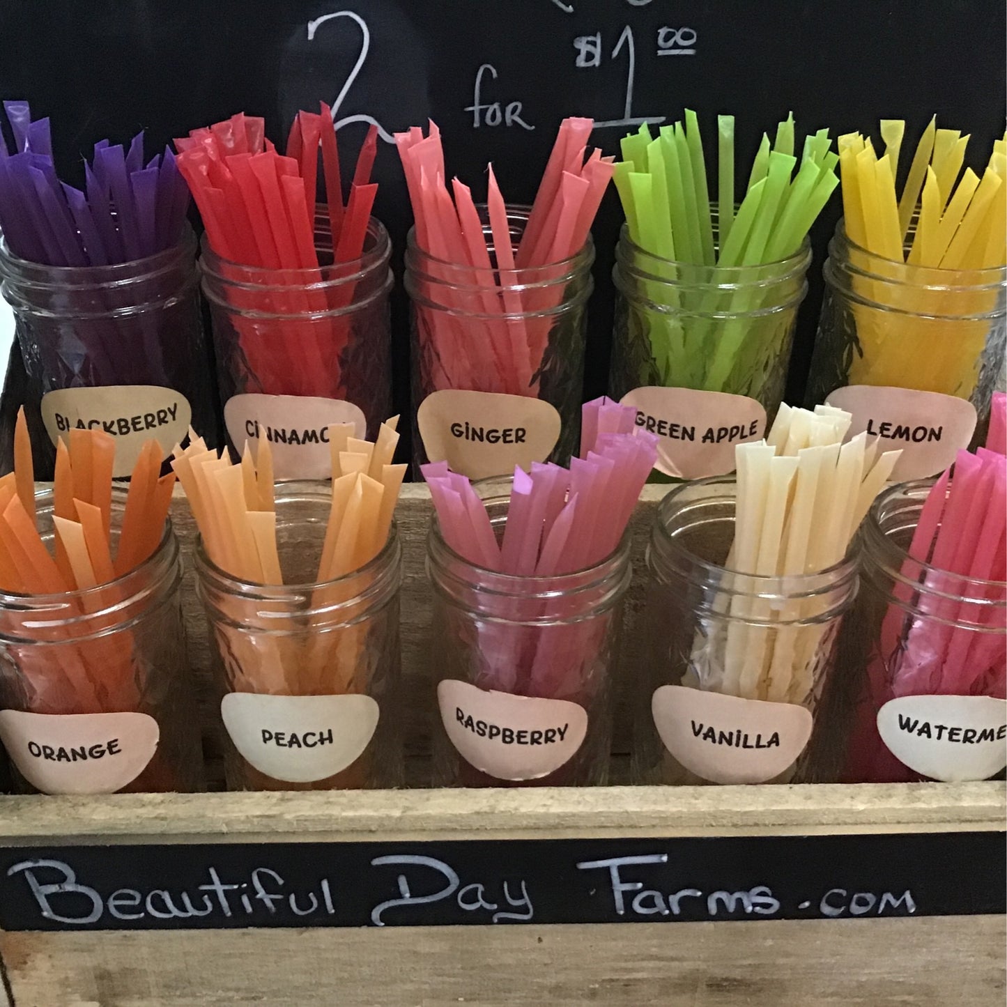 BDF Flavored Honey Sticks