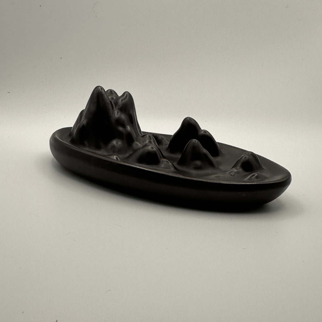 Ceramic Backflow Zen Waterfall Incense Burner Handmade (various stylles)