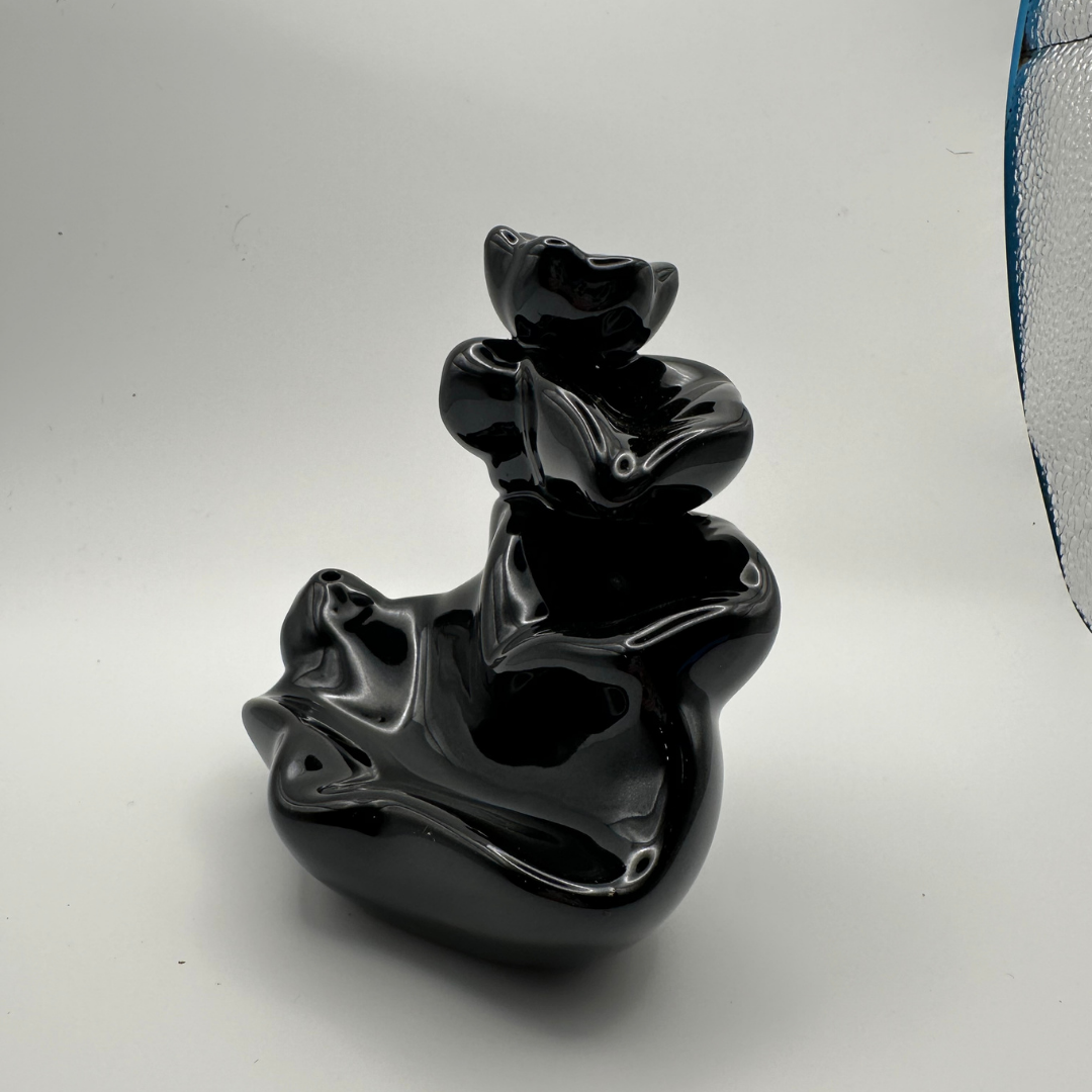 Ceramic Backflow Zen Waterfall Incense Burner Handmade (various stylles)