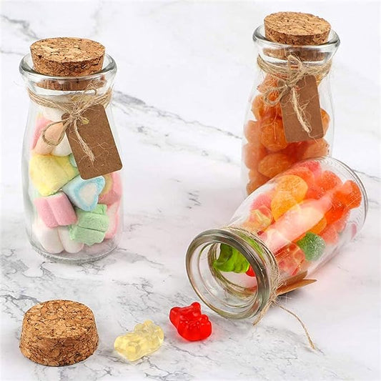 Glass Jar with Cork Lid 3.4 oz.