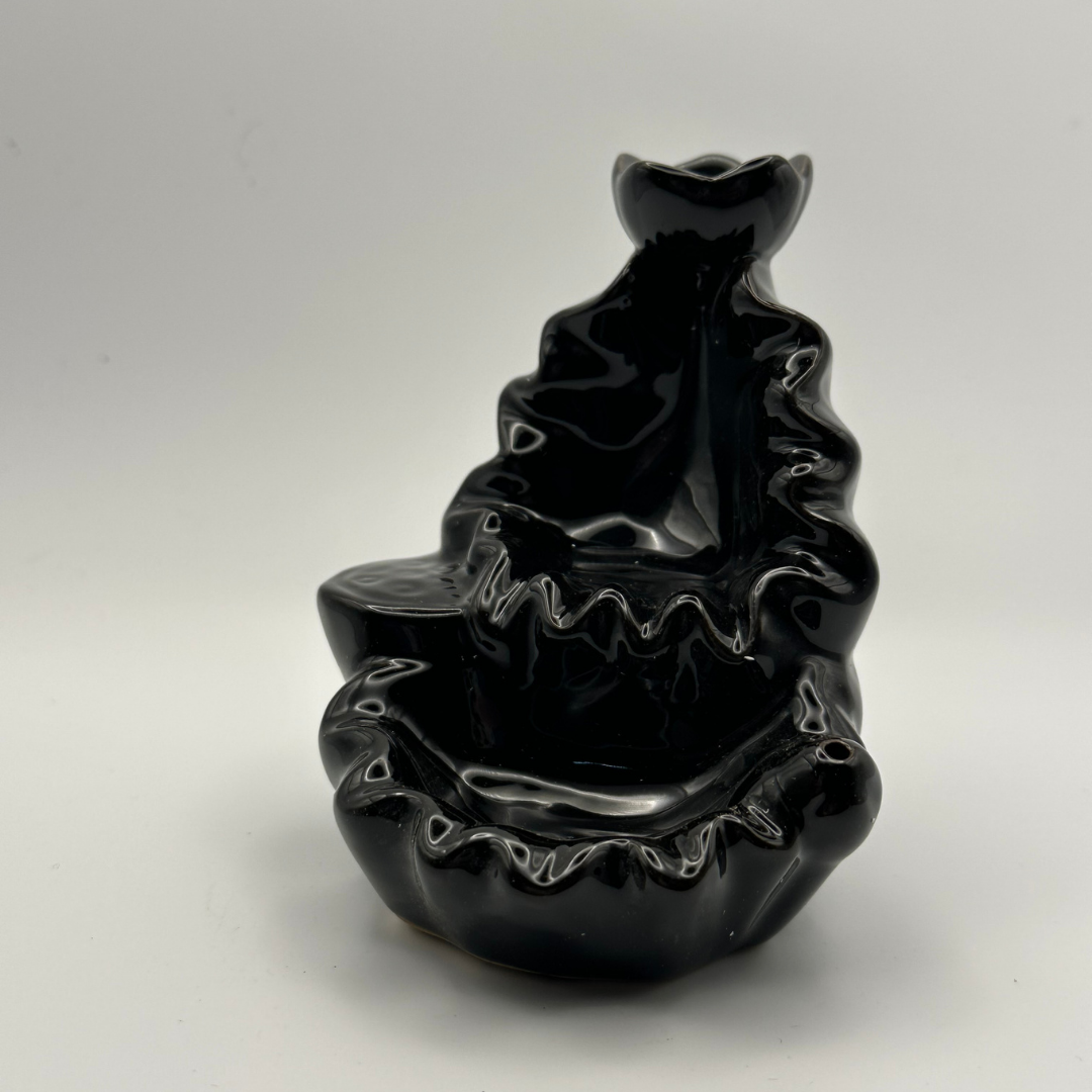 Ceramic Backflow Zen Waterfall Incense Burner Handmade (various stylles)