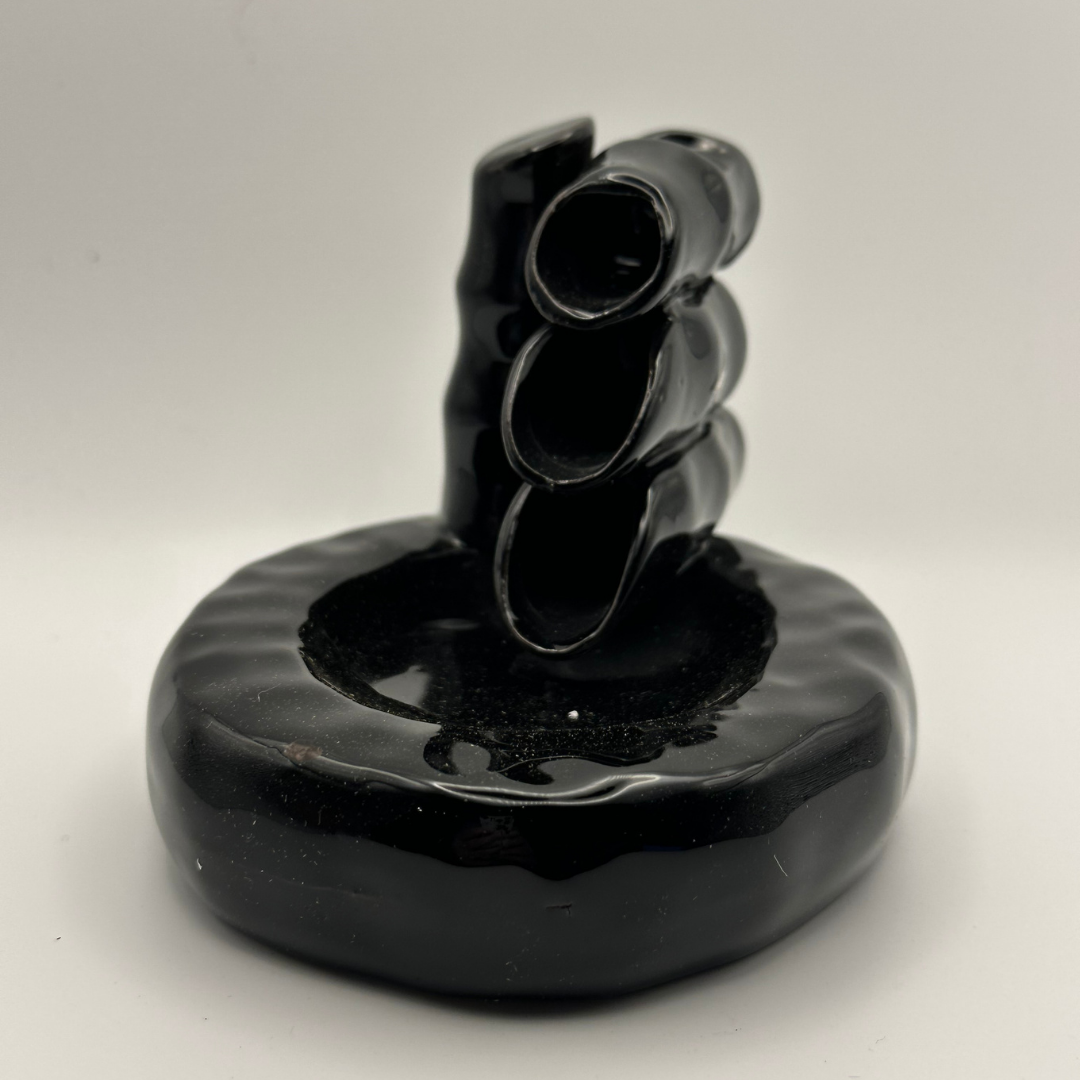 Ceramic Backflow Zen Waterfall Incense Burner Handmade (various stylles)