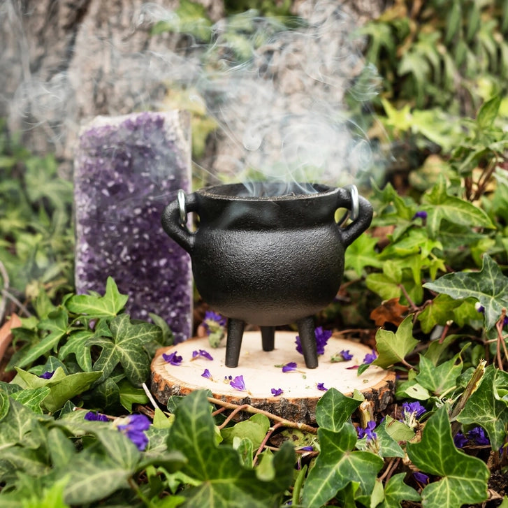 Cast Iron Cauldron w/lid