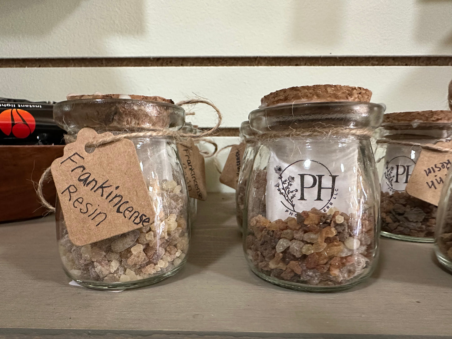 Frankincense & Myrrh Resin and Matches Bottle