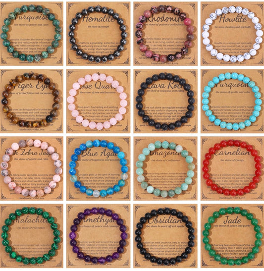 Bracelets Various Crystal Stones