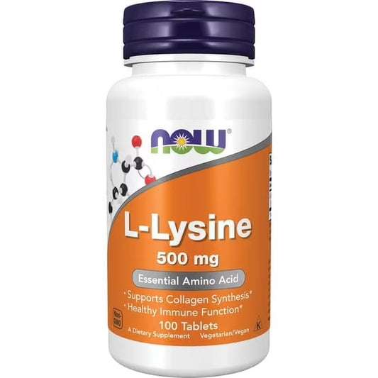 L-Lysine 500 mg - 100 Veg Tablets