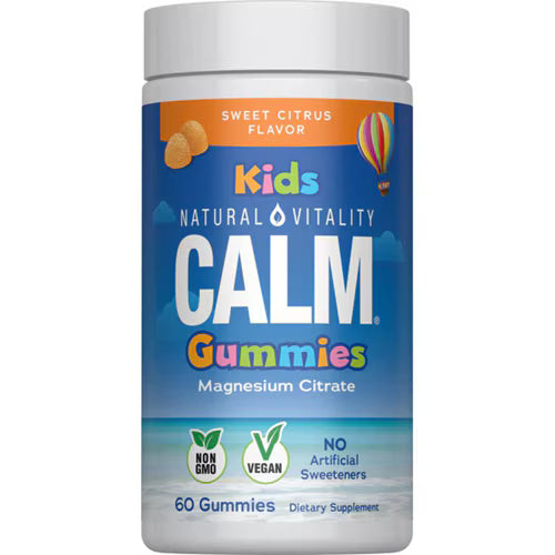 Natural Vitality Calm Kids Magnesium Sweet Citrus -- 60 Gummies