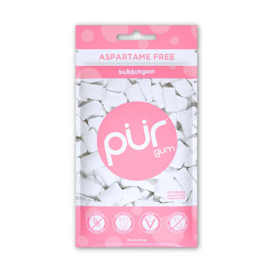 Pur Gum Bubble Gum 55 Peices