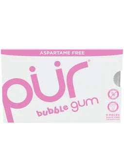 PUR GUM Bubble Gum 9 Pieces