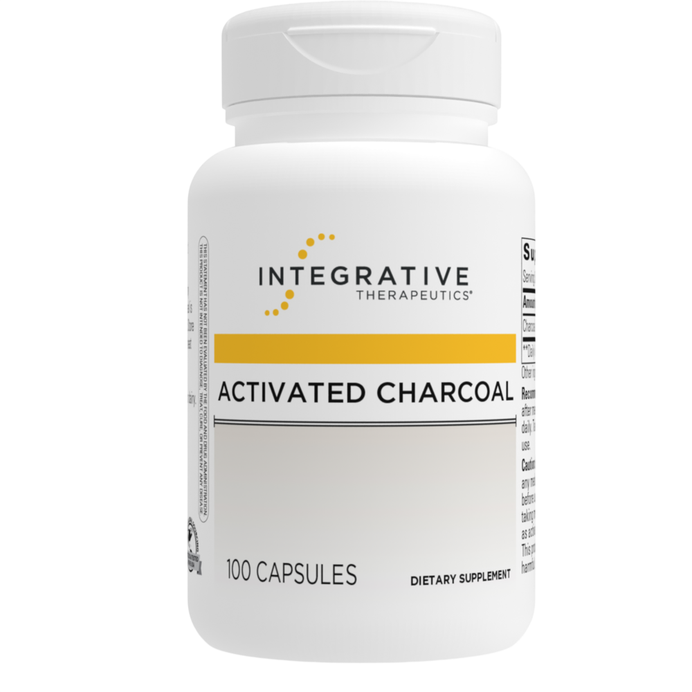 Activated Charcoal Integrative Therapeutics, 100 Capsules