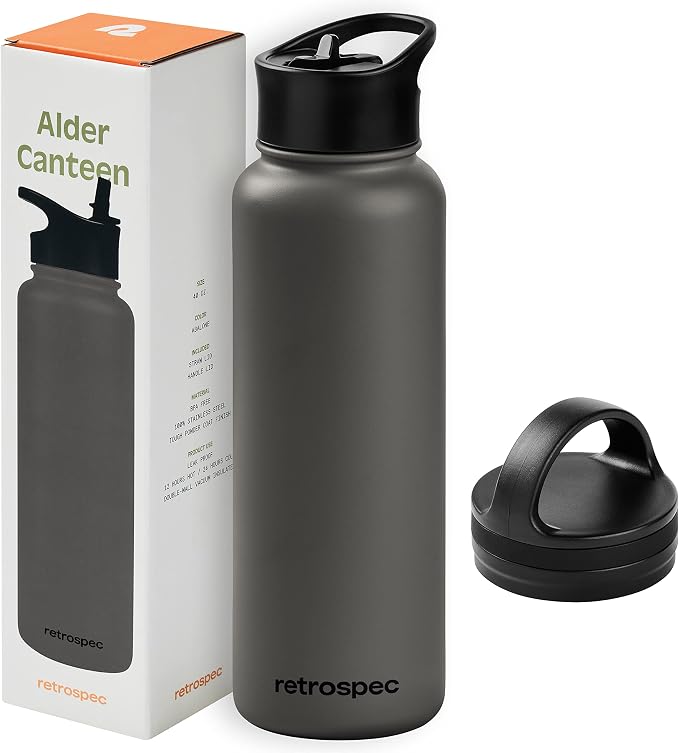 Retrospec Alder Stainless Steel 40oz Canteen