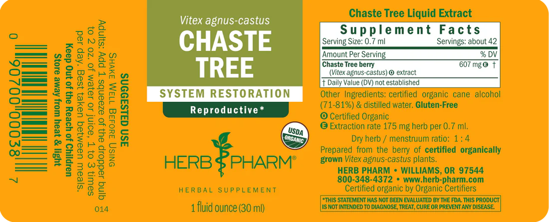 Chaste Tree Extract 4oz