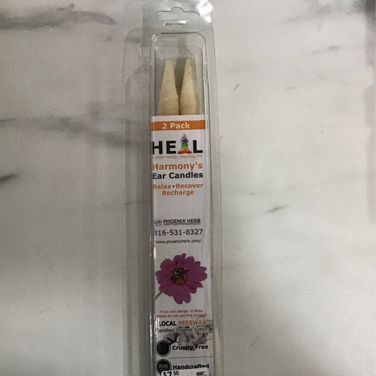 Ear Candle Beeswax 2pk